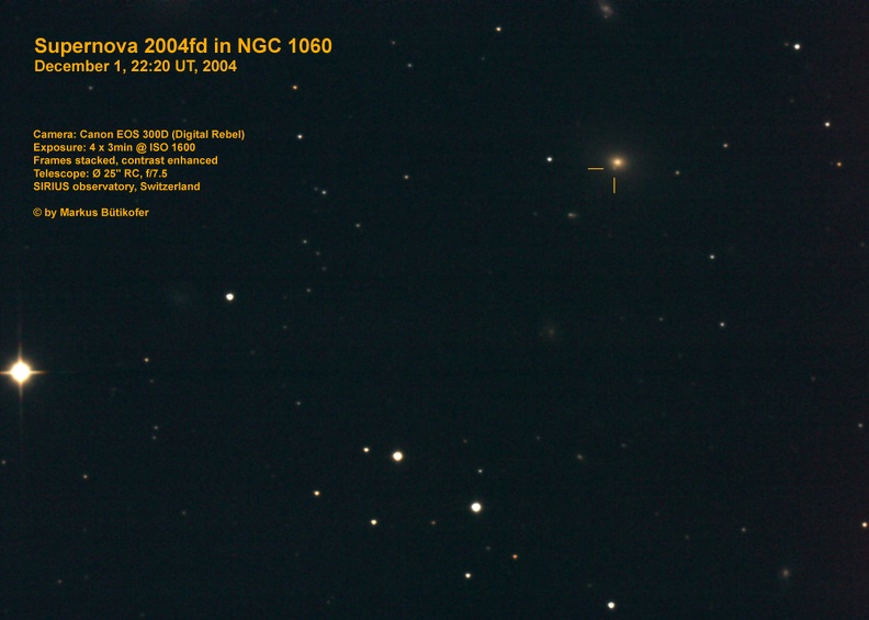 Supernova 2004fd in NGC1060