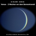 Venus 2 Wochen vor Transit 2004