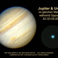 Jupiter und Uranus in Opposition 2012