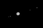Jupiter mit den 4 Galileischen Monden 2015
