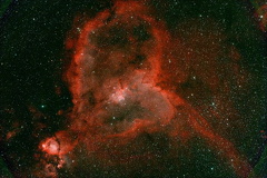 GasNebel Herz Nebel NGC 896