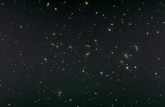Hercules Galaxy Cluster mit NGC 6045 35x 300 s Celestron 9.25 SCT