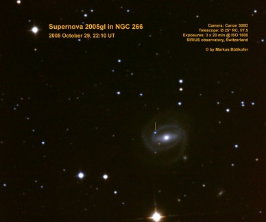 Supernova 2005gl in NGC266