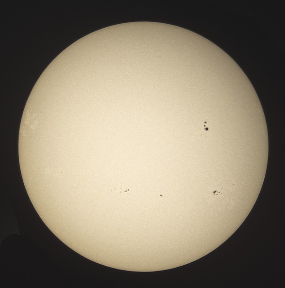 Sonnenoberfläche mit Flecken 09.2014