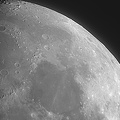 Mond 11 Tage nach Neumond - Detail